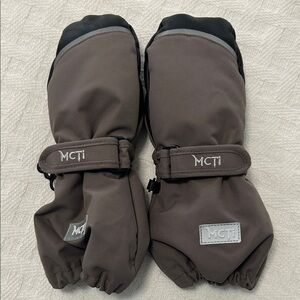 Kids Brown Mittens